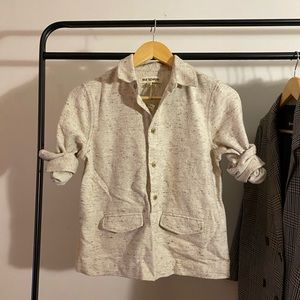 NWT Madewell Rivet and Thread Flannel Popover